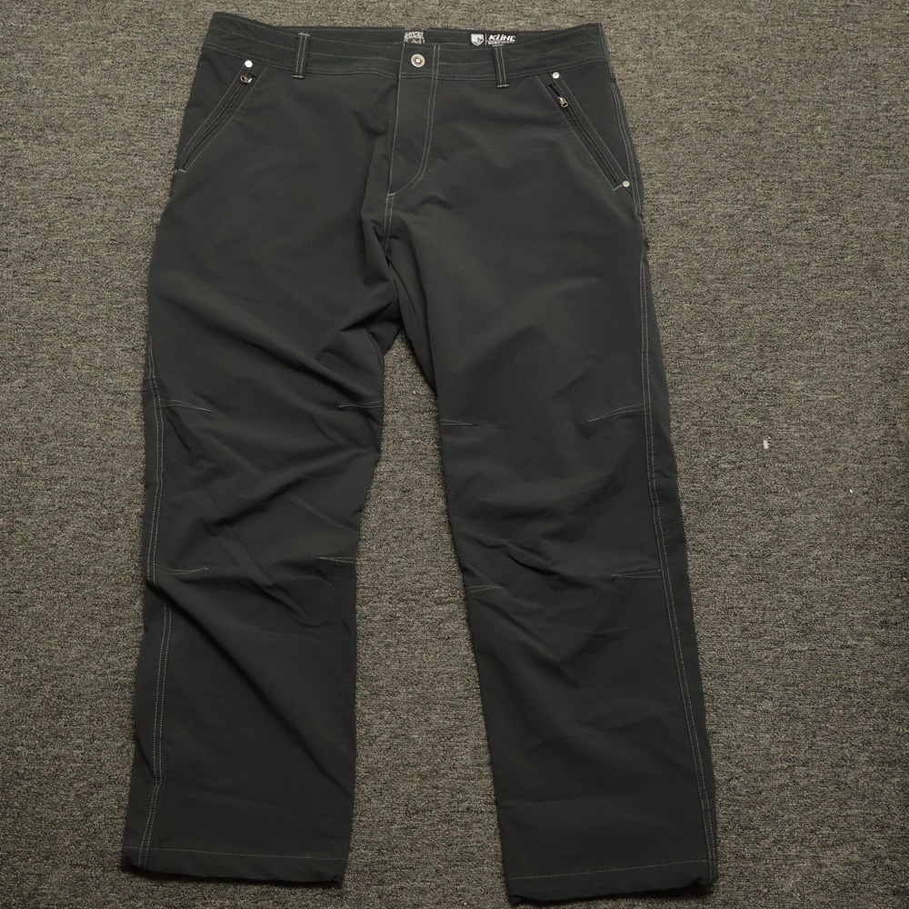 Kuhl Destroyr Pants Mens 40x32 Gray Hiking Outdoors Gorpcore Nylon Stretch